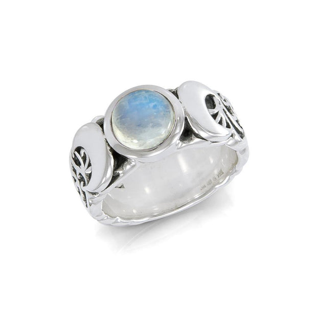 Enchanted by the Divine Blue Moon Ring TR3766