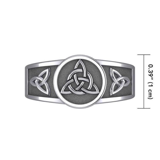 Triquetra Silver Ring TR3811 Ring