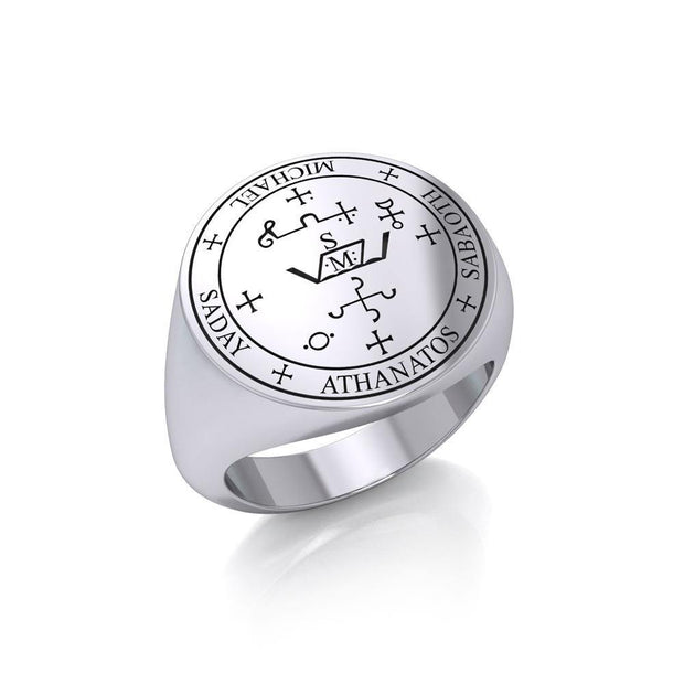 Sigil of the Archangel Michael Sterling Silver Ring TRI1202 Ring