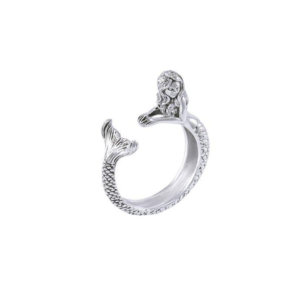 Mermaid Sterling Silver Wrap Ring TRI1630
