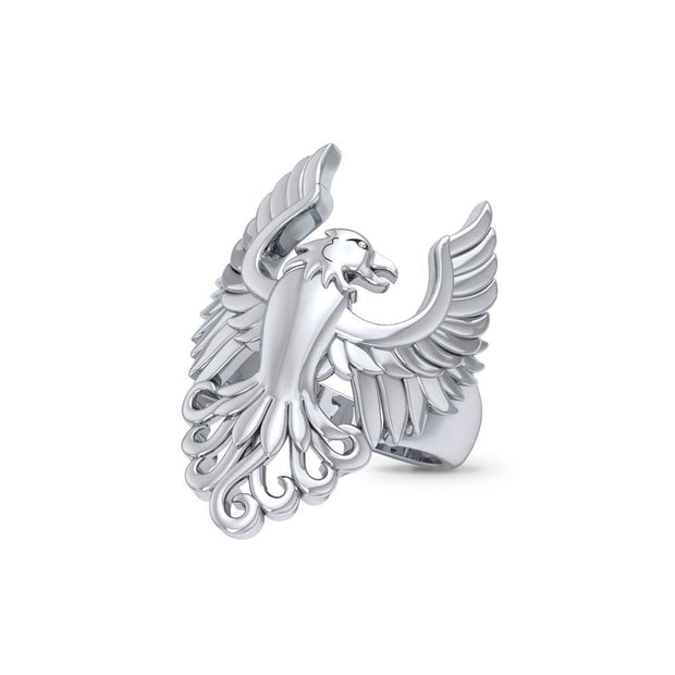 Majestic Phoenix Silver Ring TRI1743