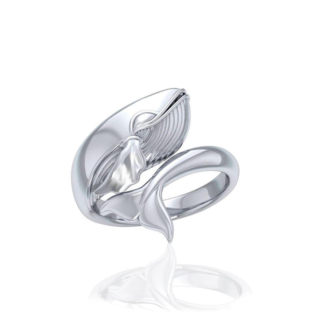 Fantastic Bull Whale Silver Ring TRI1765 Ring