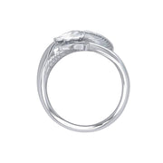 Fantastic Bull Whale Silver Ring TRI1765 Ring