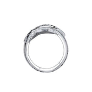 Silver Aboriginal Blue Shark Spoon Ring TRI1769 Ring