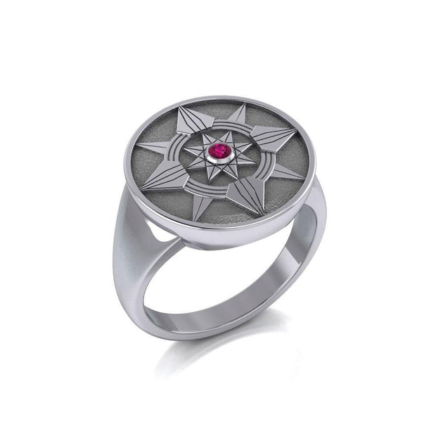 Be a Star Sterling Silver Ring with Gemstone TRI625