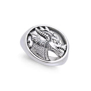 King Arthur Pendragon Silver Sealing Ring TRI761